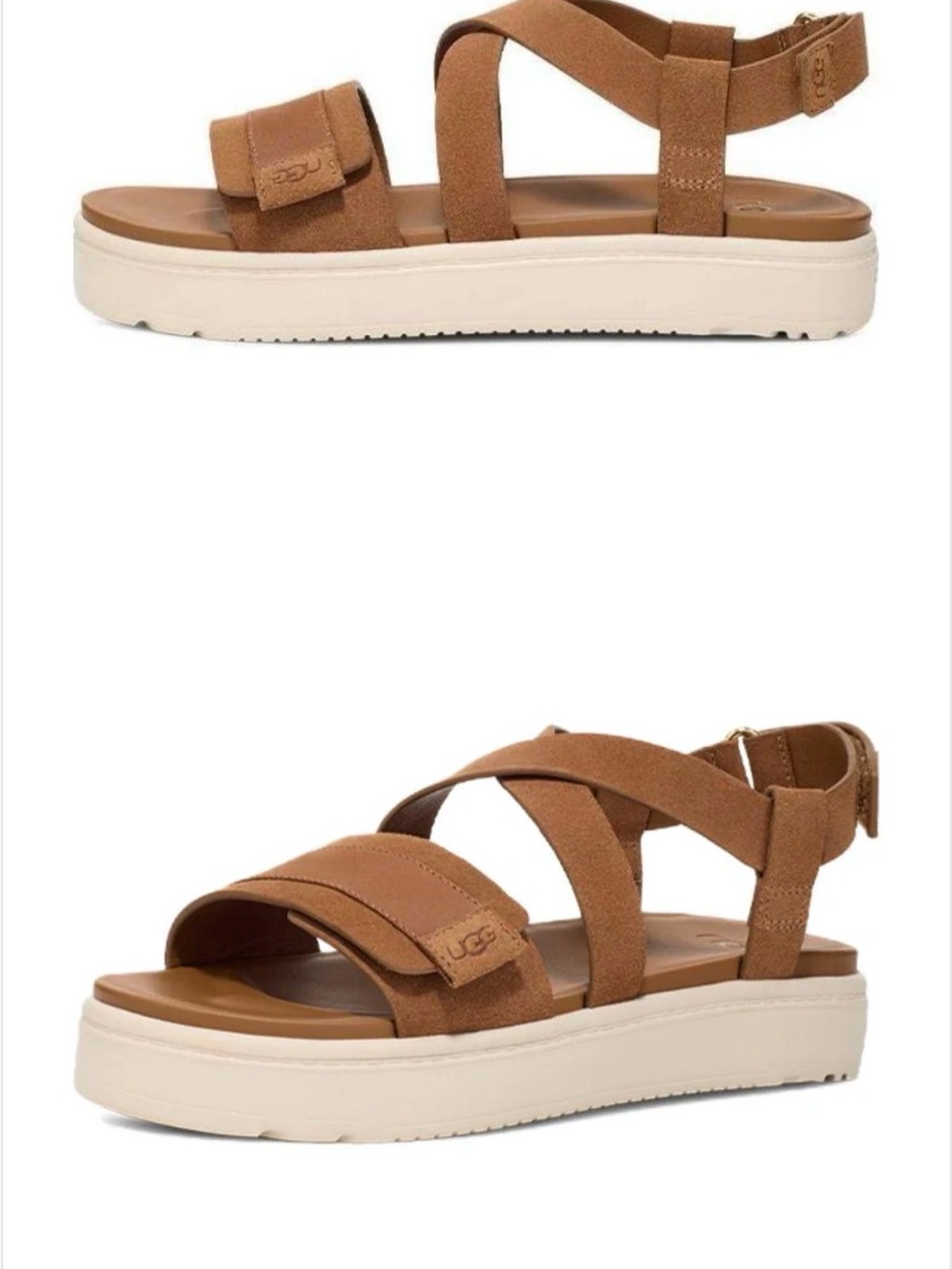 UGG Zayne Ankle Strap Suede Platform  Women’s Sandal